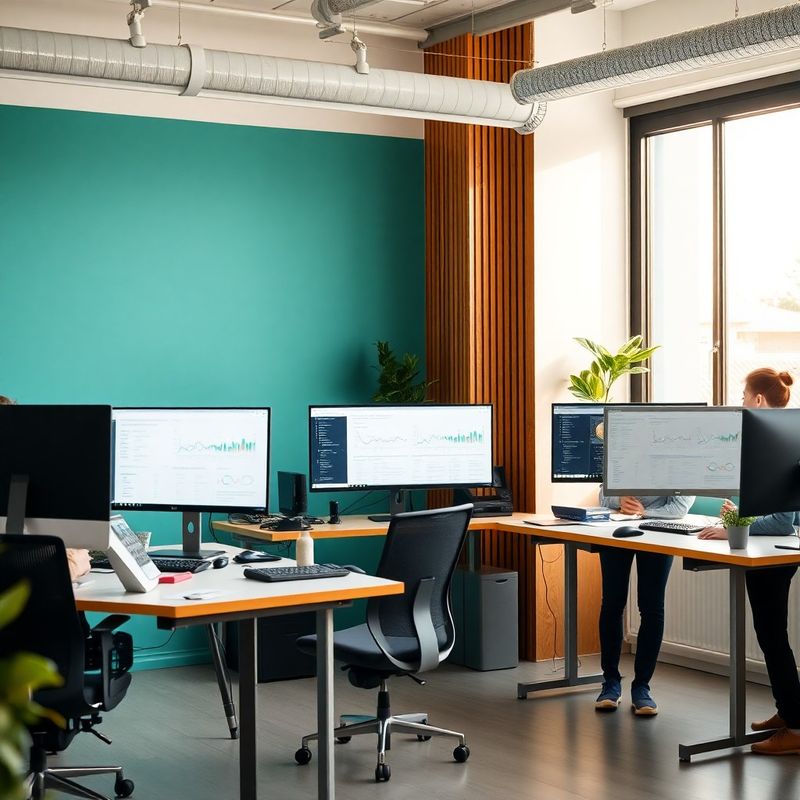 The Co technical team at work in the Craiova office
